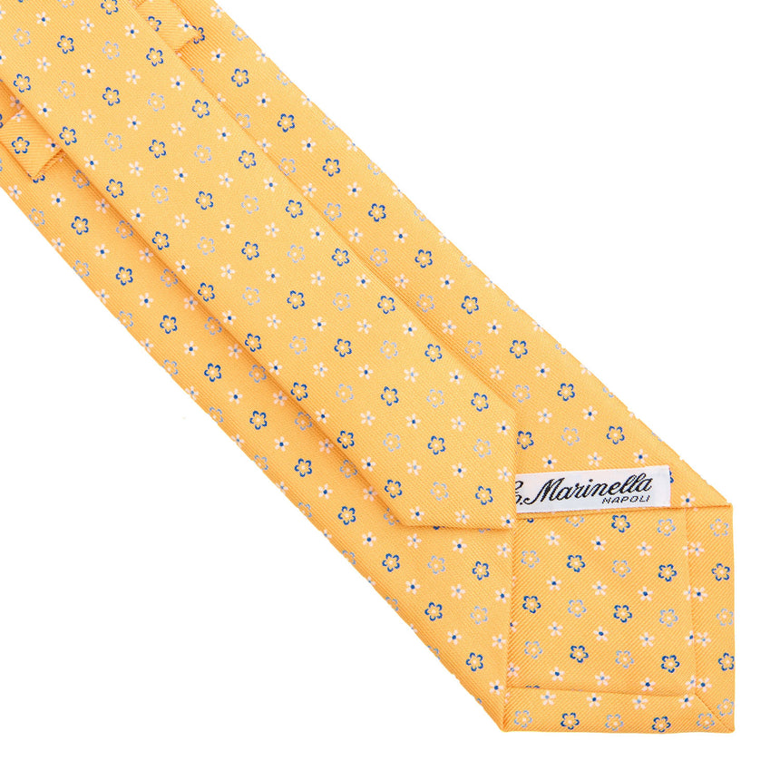 CRAVATTA SARTORIALE CLASSICA IN SETA GIALLA