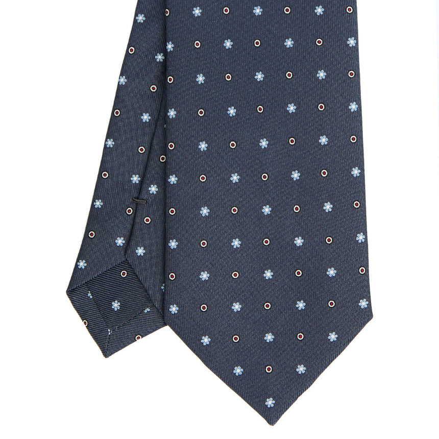 CRAVATTA SARTORIALE CLASSICA IN SETA GRIGIO SCURO