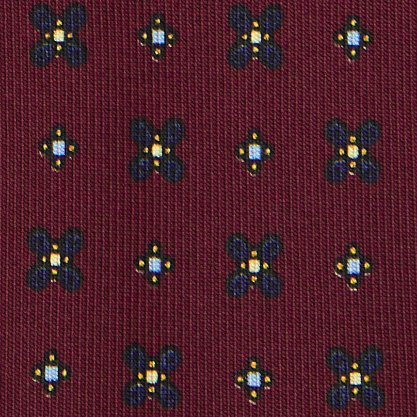 CRAVATTA SARTORIALE CLASSICA IN SETA BORDEAUX