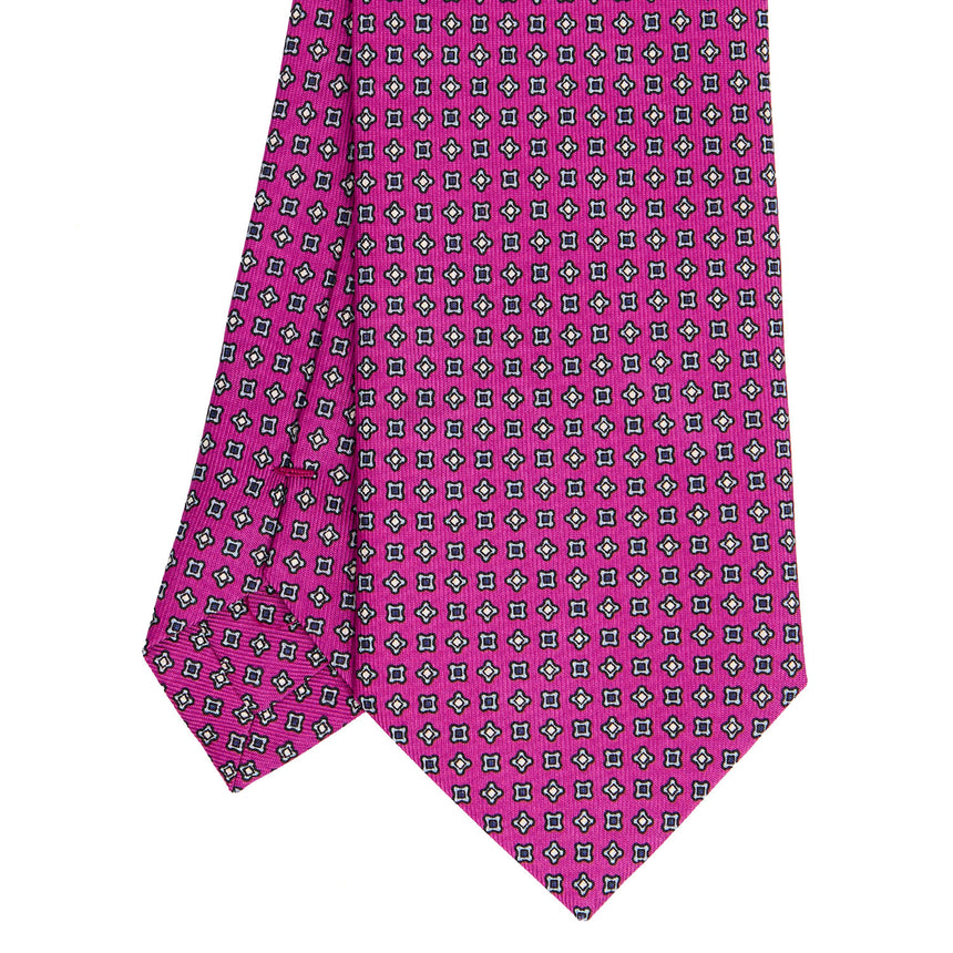 CRAVATTA SARTORIALE CLASSICA IN SETA FUCSIA