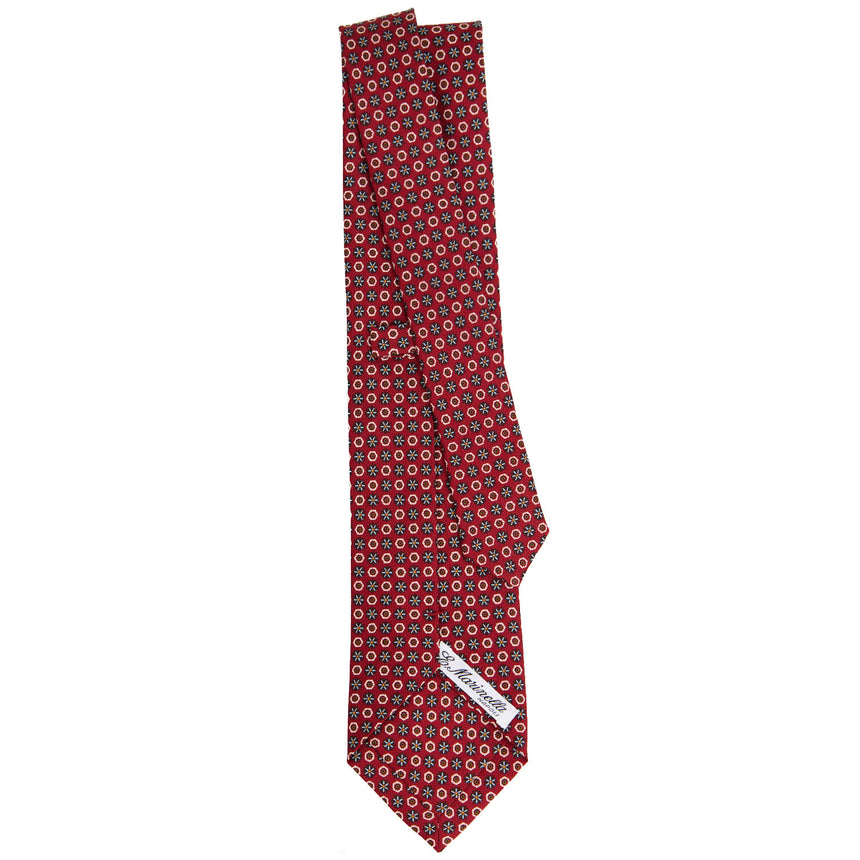 CRAVATTA SARTORIALE CLASSICA IN SETA ROSSA