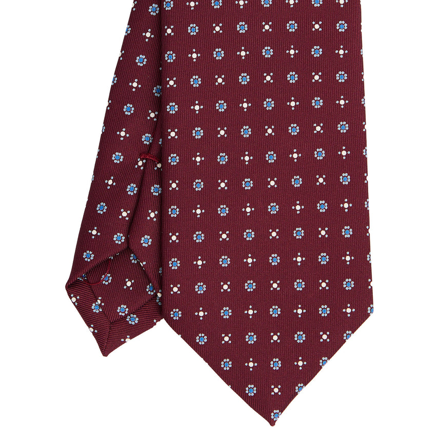 CRAVATTA SARTORIALE CLASSICA IN SETA BORDEAUX