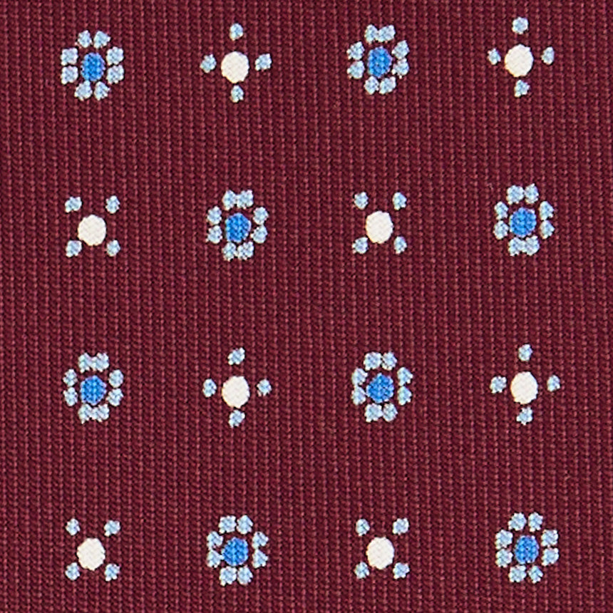 CRAVATTA SARTORIALE CLASSICA IN SETA BORDEAUX