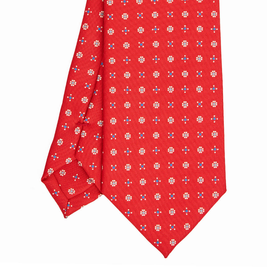 CRAVATTA SARTORIALE CLASSICA IN SETA ROSSA