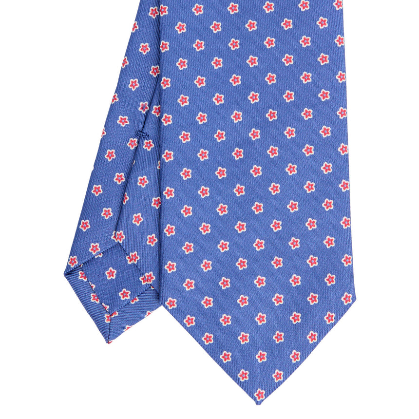 CRAVATTA SARTORIALE CLASSICA IN SETA AZZURRO POLVERE