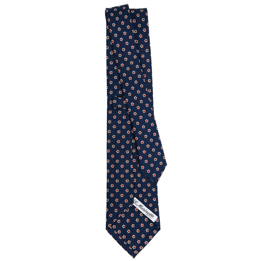 CRAVATTA SARTORIALE CLASSICA IN SETA BLU
