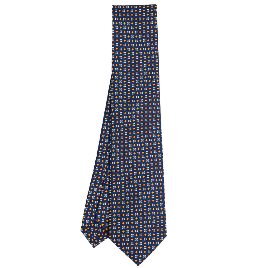 CRAVATTA SARTORIALE CLASSICA IN SETA BLU
