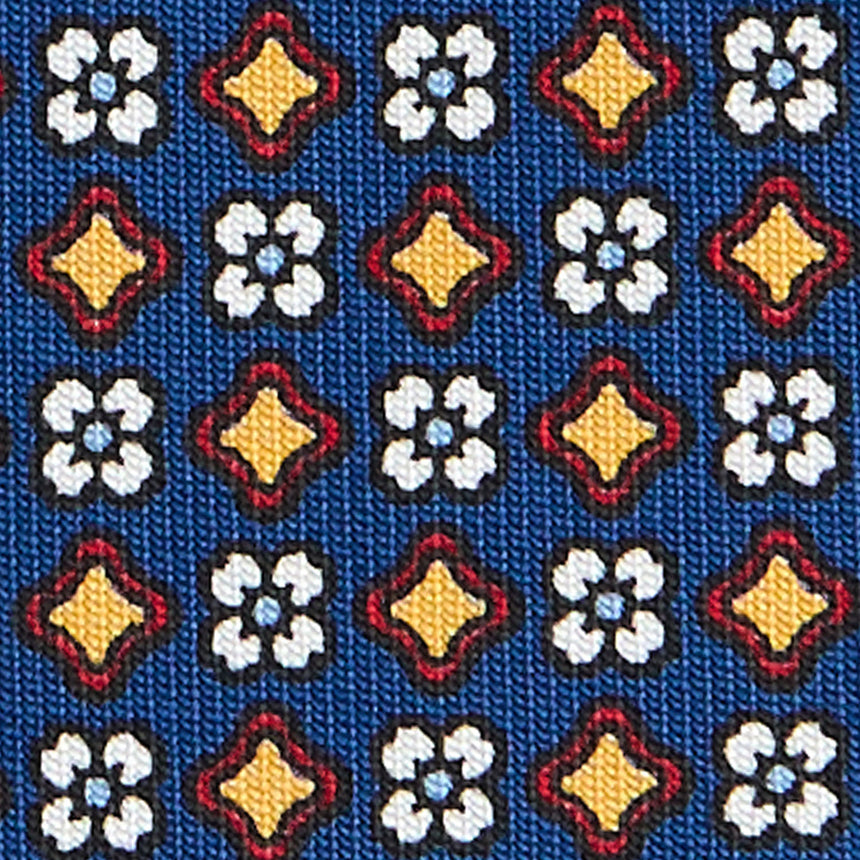 CRAVATTA SARTORIALE CLASSICA IN SETA BLU