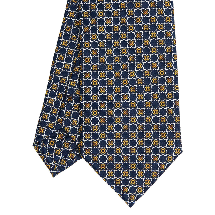 CRAVATTA SARTORIALE CLASSICA IN SETA BLU
