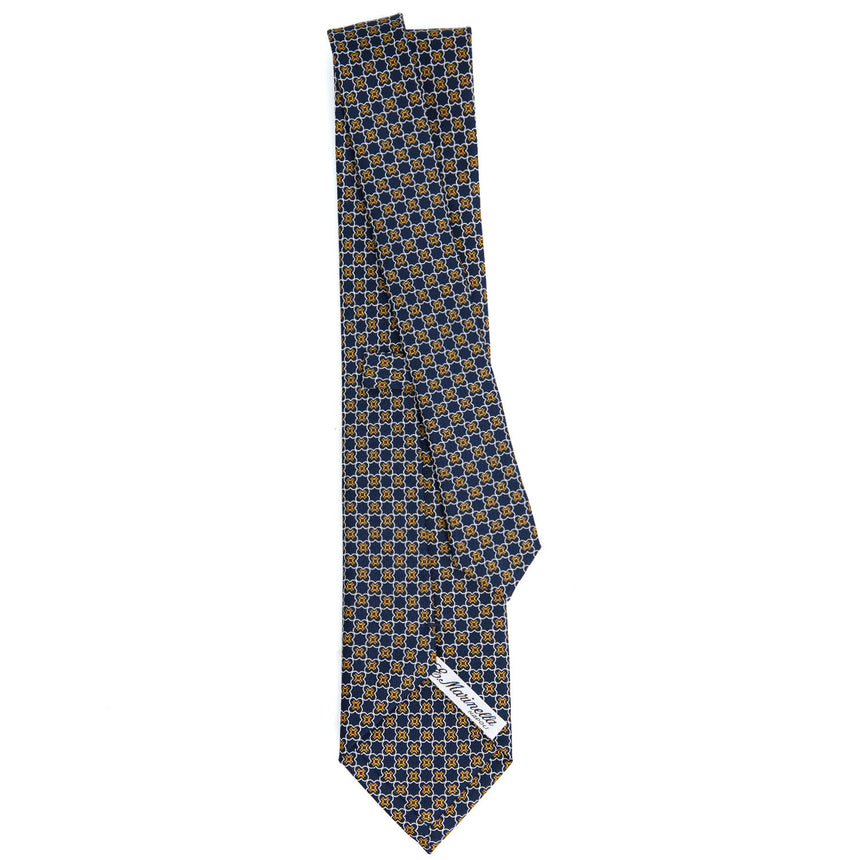 CRAVATTA SARTORIALE CLASSICA IN SETA BLU