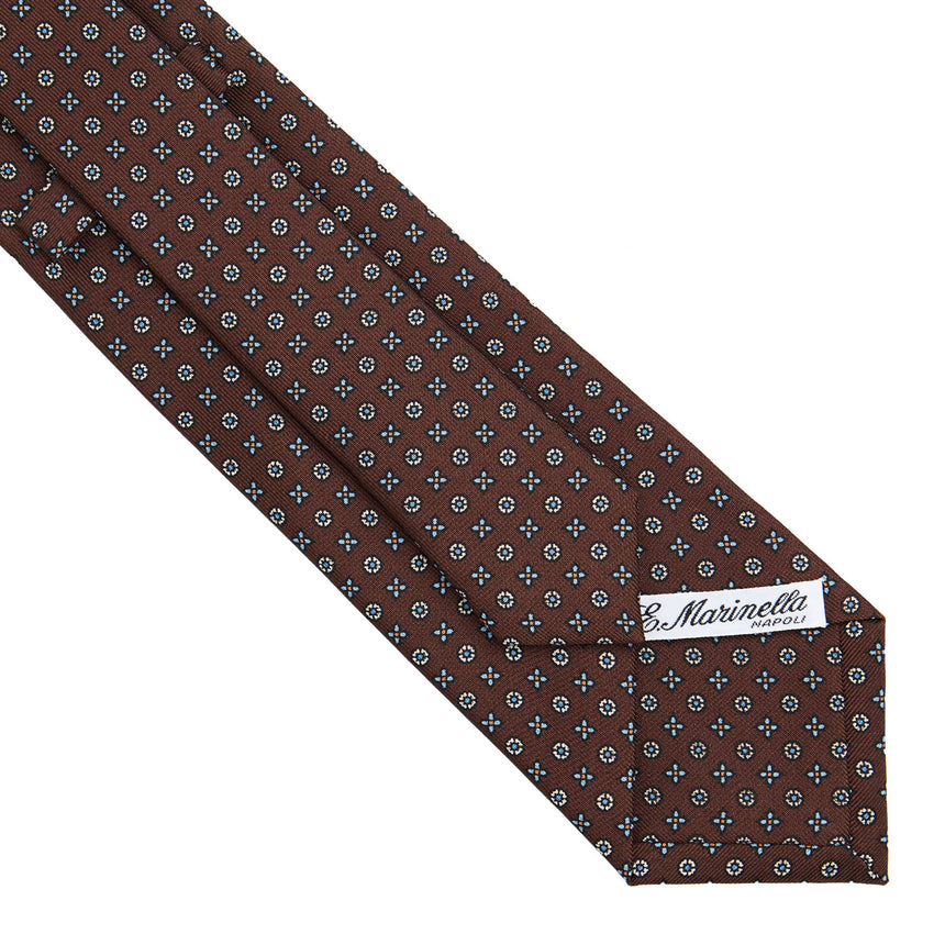 DARK BROWN SARTORIAL CLASSIC SILK TIE