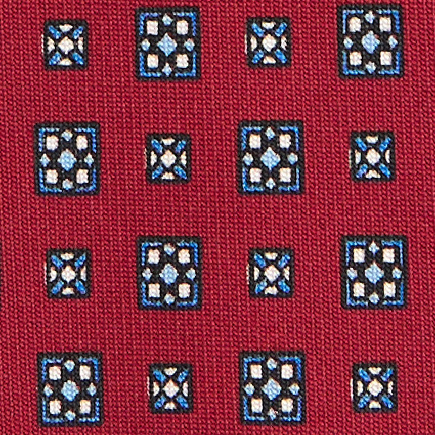 CRAVATTA SARTORIALE CLASSICA IN SETA BORDEAUX