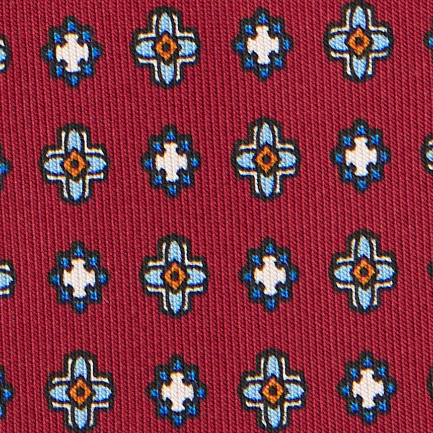 BURGUNDY SARTORIAL CLASSIC SILK TIE