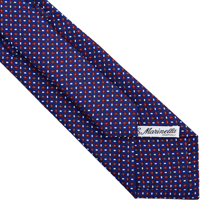 BLUETTE SARTORIAL PRINTED SILK TIE