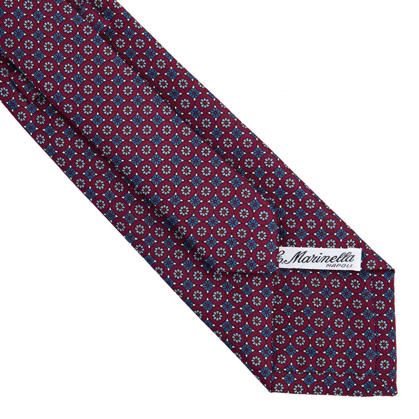 FUCHSIA SARTORIAL PRINTED SILK TIE