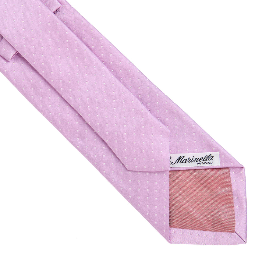 PINK CEREMONIAL SILK SATIN TIE
