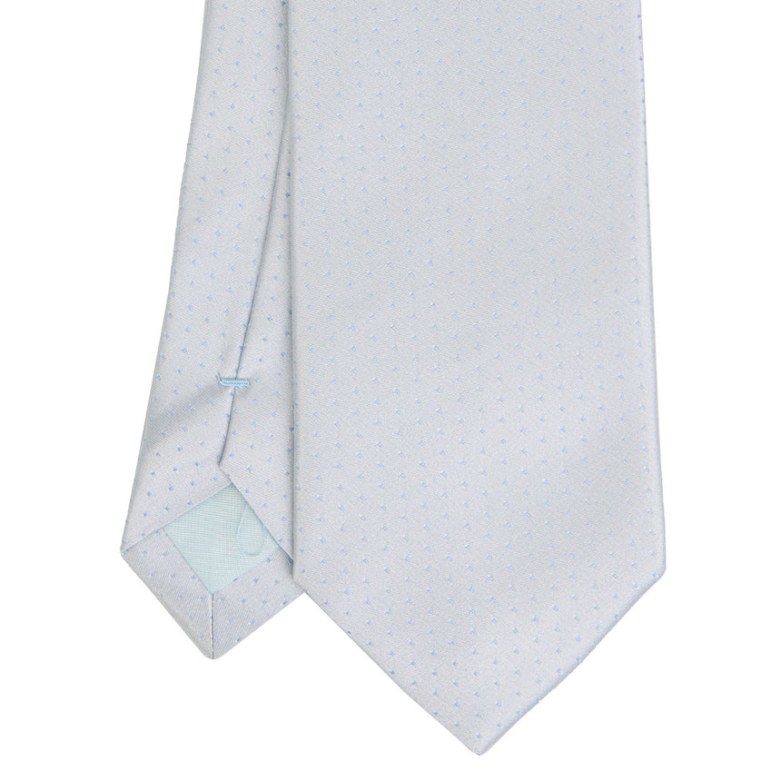 LIGHT BLUE CEREMONIAL SILK SATIN TIE