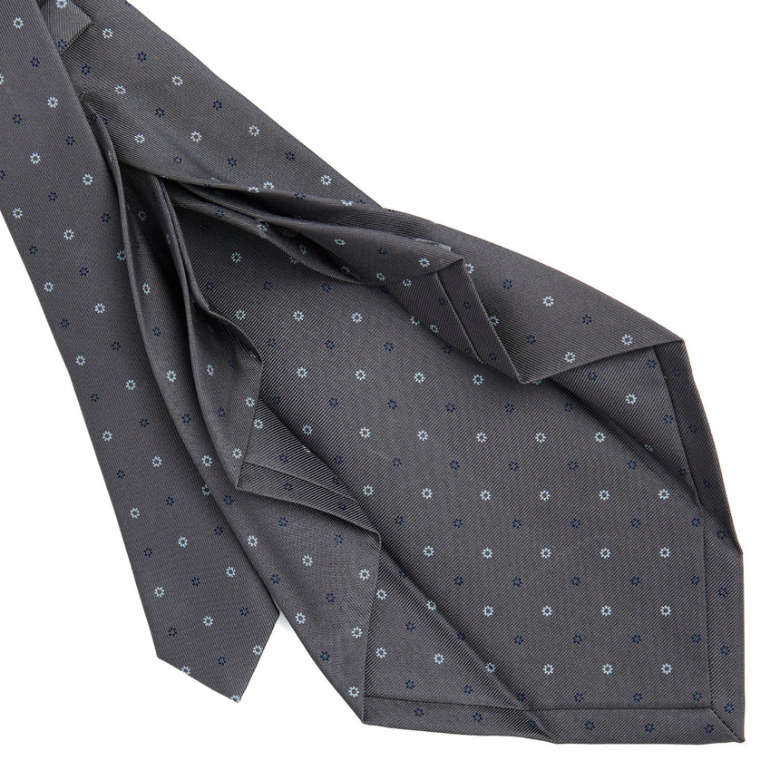 DARK GREY 9 FOLD SARTORIAL SILK TIE