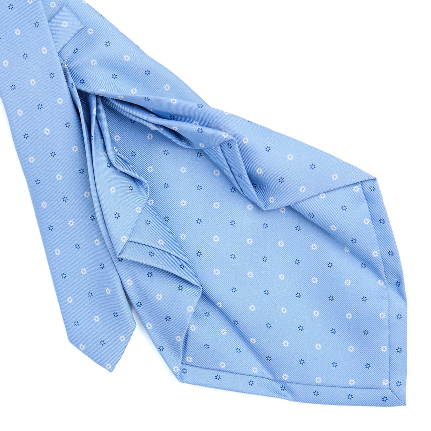 LIGHT BLUE 9 FOLD SARTORIAL SILK TIE