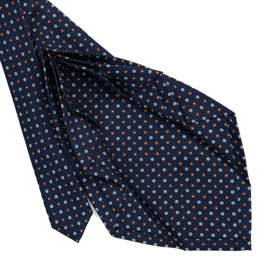 DARK BLUE 9 FOLD SARTORIAL SILK TIE