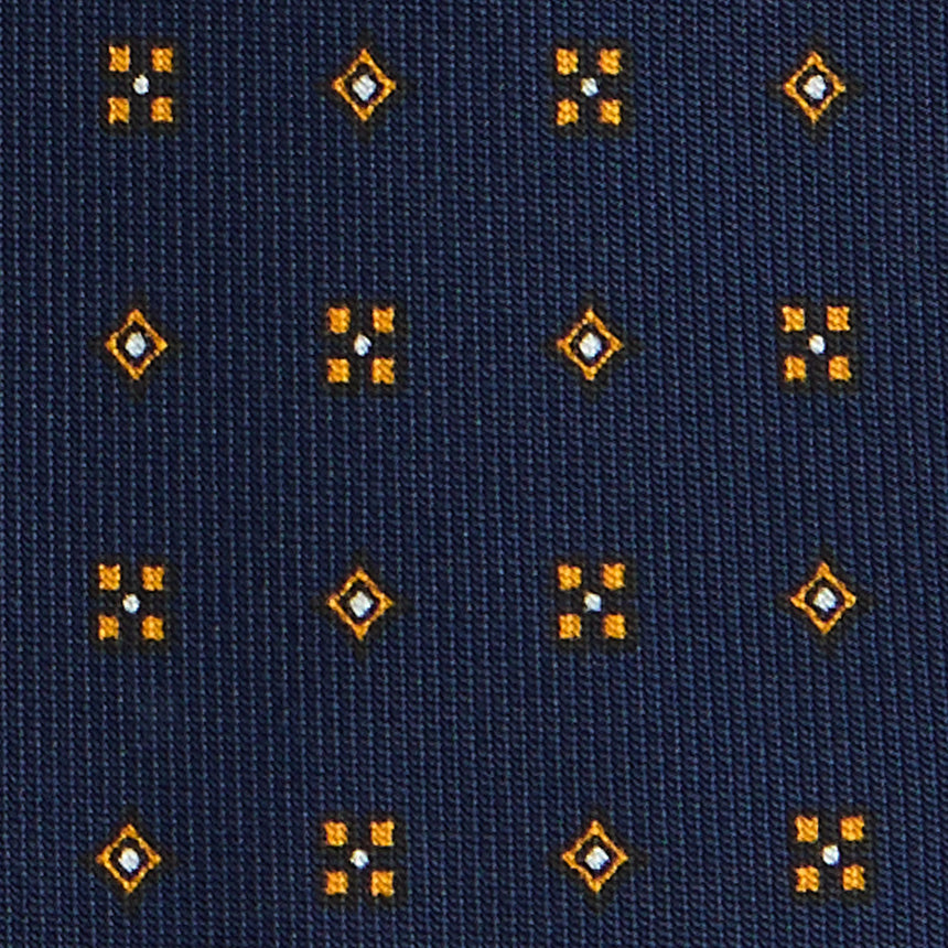 DARK BLUE 9 FOLD SARTORIAL SILK TIE