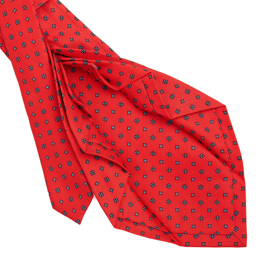 RED 9 FOLD SARTORIAL SILK TIE
