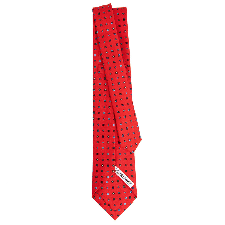RED 9 FOLD SARTORIAL SILK TIE