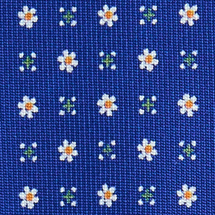 CRAVATTA SARTORIALE 9 PIEGHE IN SETA BLUETTE