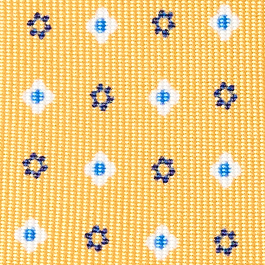 YELLOW 5 FOLD SARTORIAL SILK TIE