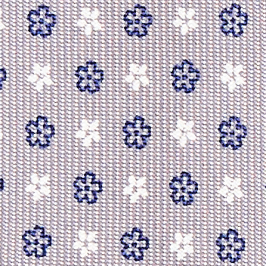 LIGHT GREY 5 FOLD SARTORIAL SILK TIE