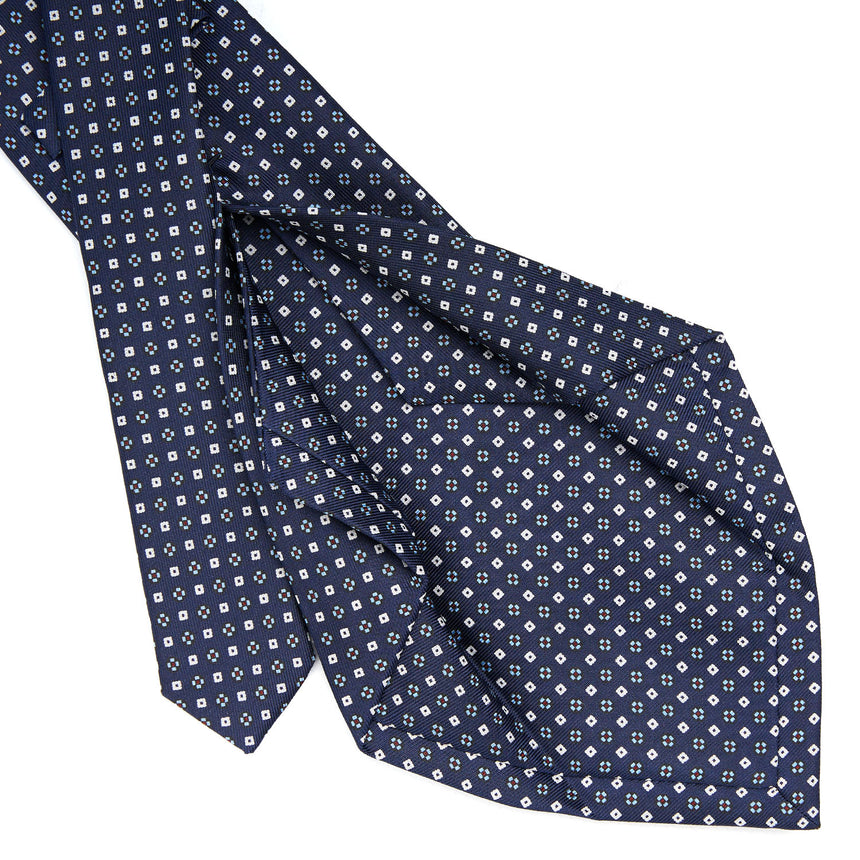 DARK BLUE 5 FOLD SARTORIAL SILK TIE