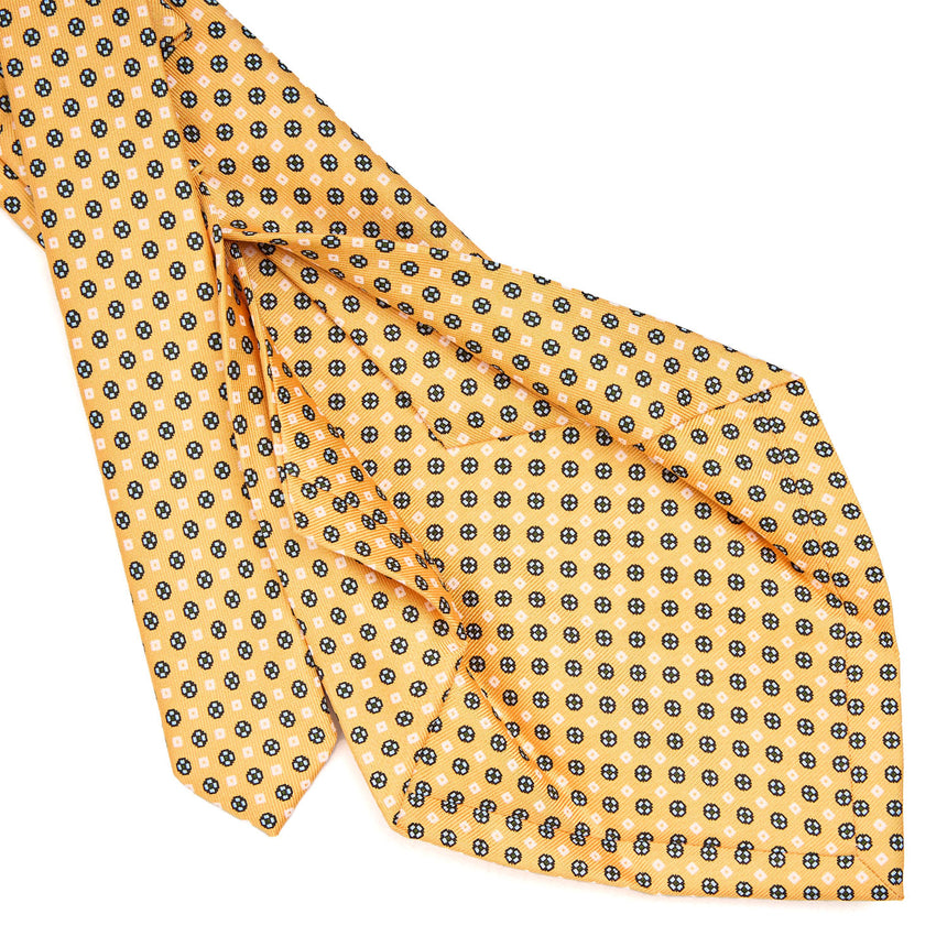 YELLOW 5 FOLD SARTORIAL SILK TIE