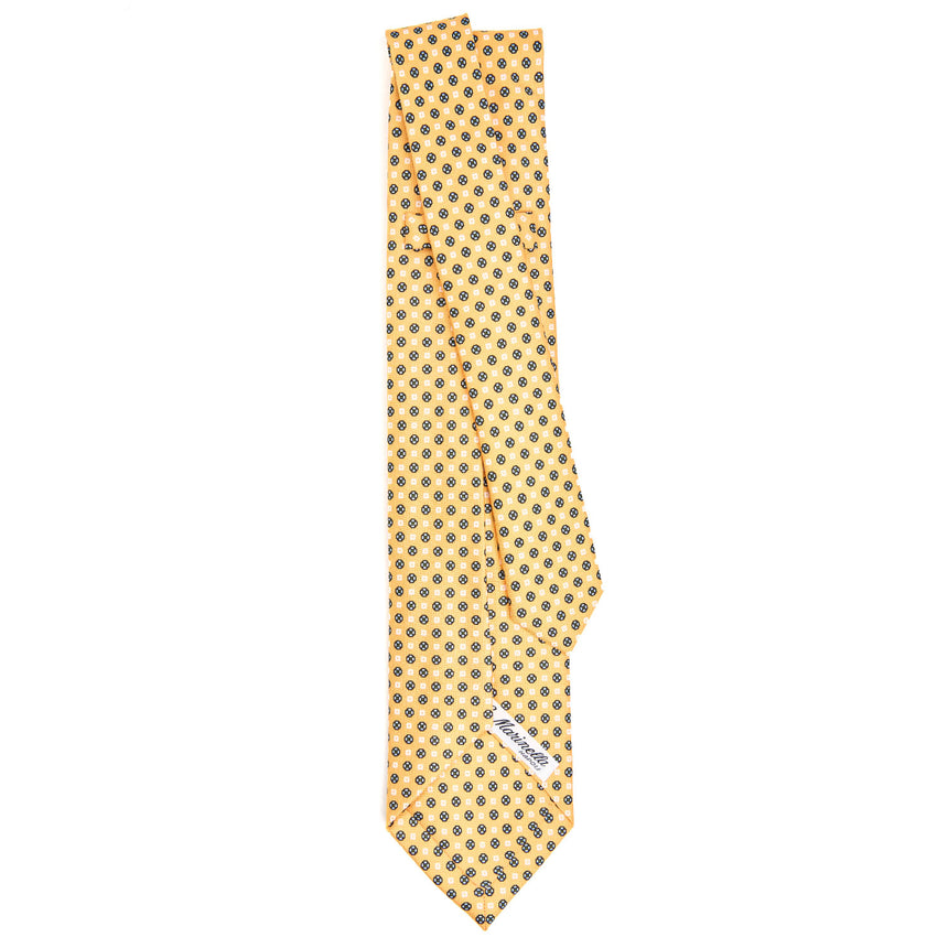 YELLOW 5 FOLD SARTORIAL SILK TIE