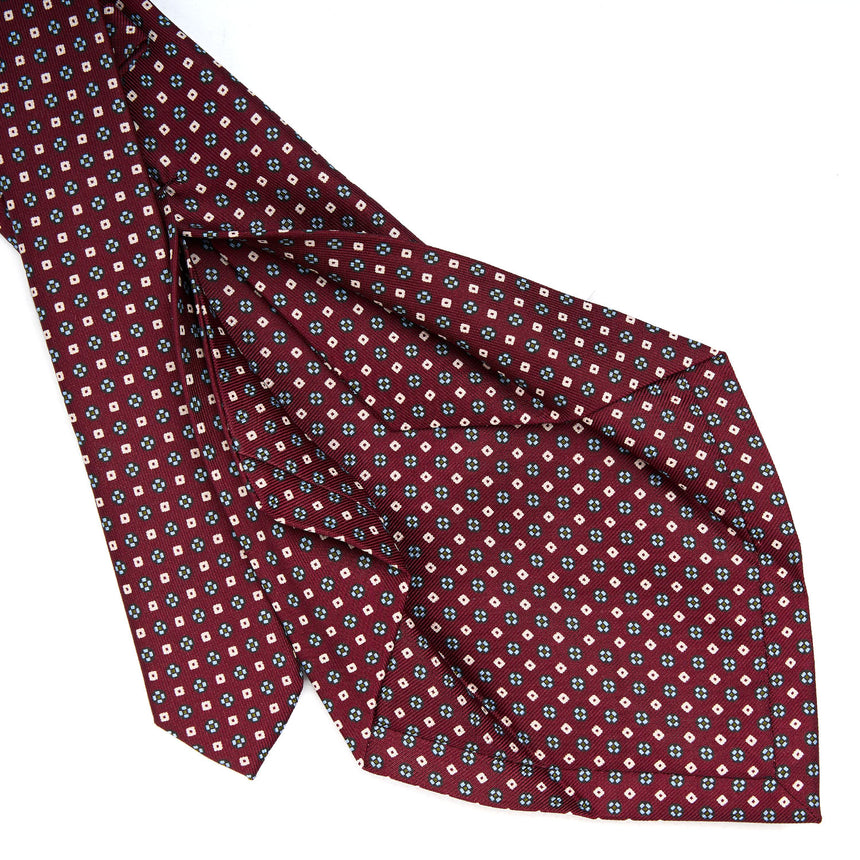 BURGUNDY 5 FOLD SARTORIAL SILK TIE
