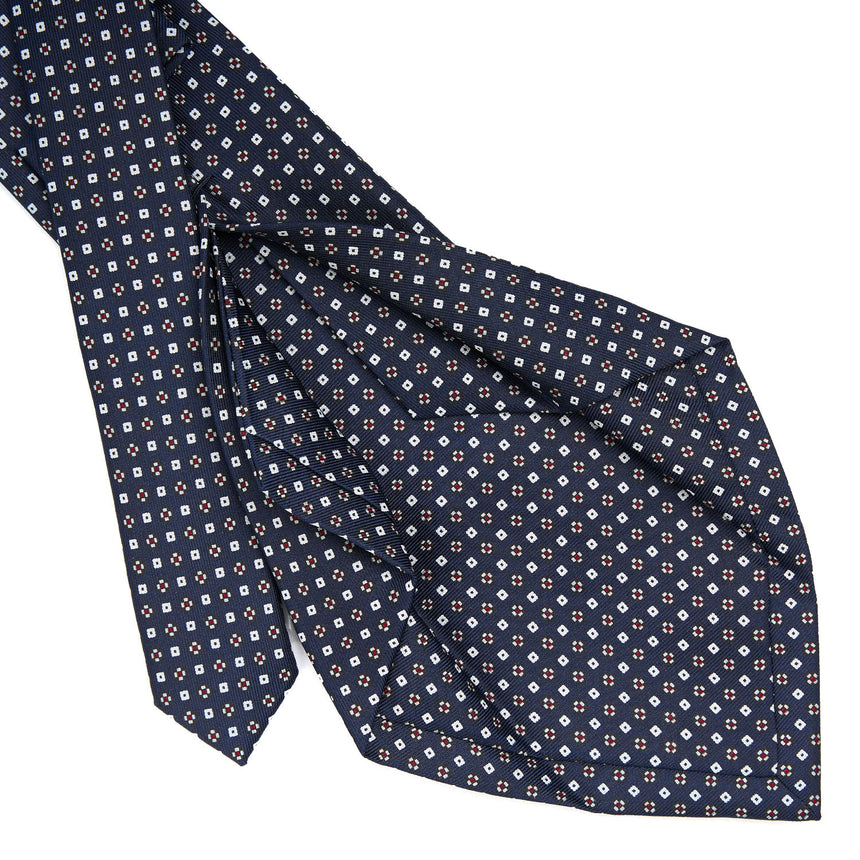 DARK BLUE 5 FOLD SARTORIAL SILK TIE