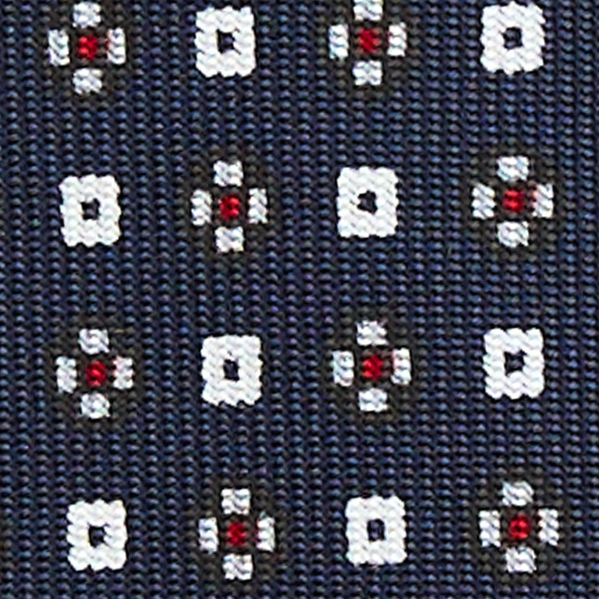 DARK BLUE 5 FOLD SARTORIAL SILK TIE