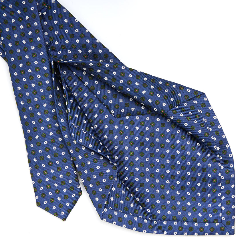 BLUE 5 FOLD SARTORIAL SILK TIE