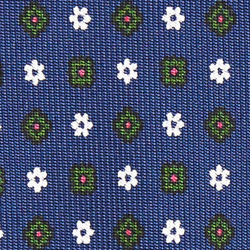 BLUE 5 FOLD SARTORIAL SILK TIE