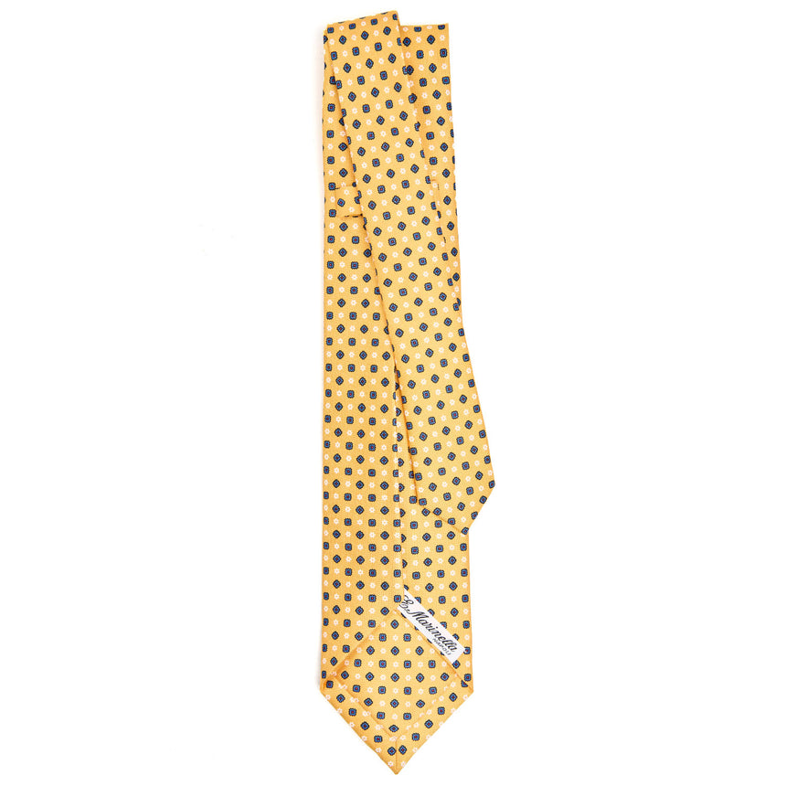 YELLOW 5 FOLD SARTORIAL SILK TIE