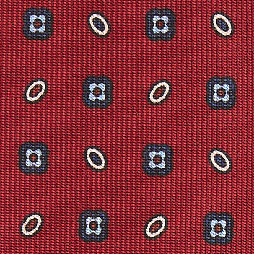 BURGUNDY 5 FOLD SARTORIAL SILK TIE