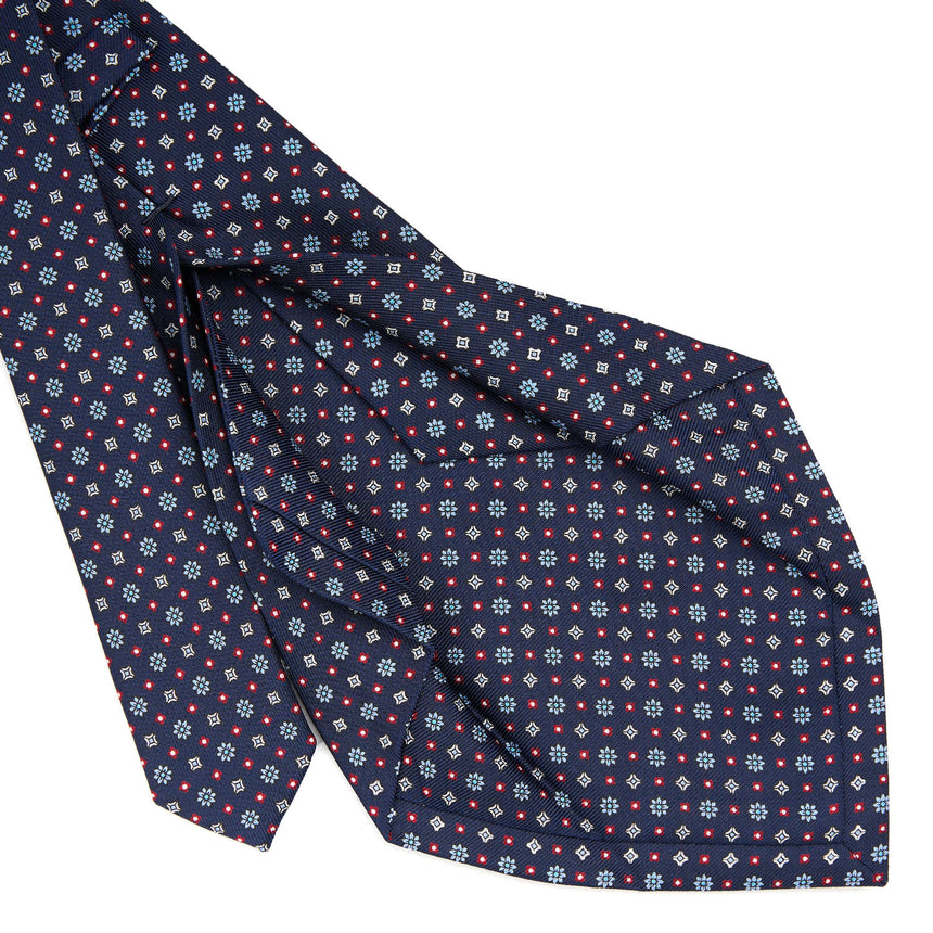 DARK BLUE 5 FOLD SARTORIAL SILK TIE