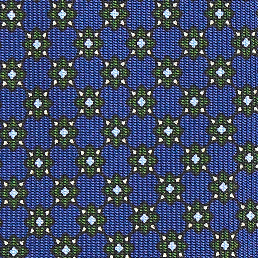 BLUE 5 FOLD SARTORIAL SILK TIE