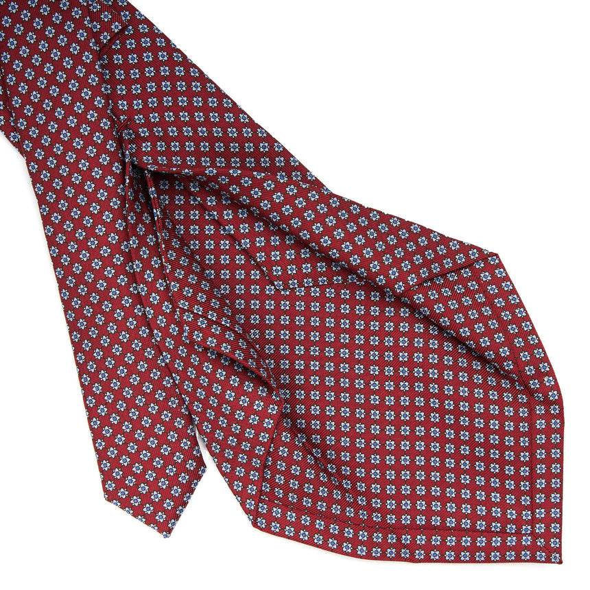 BURGUNDY 5 FOLD SARTORIAL SILK TIE