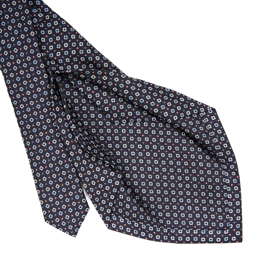 DARK BLUE 5 FOLD SARTORIAL SILK TIE