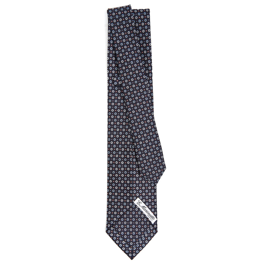 DARK BLUE 5 FOLD SARTORIAL SILK TIE