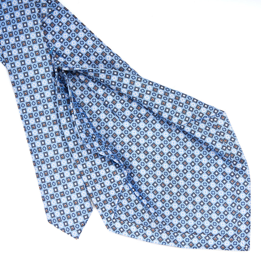 LIGHT BLUE 5 FOLD SARTORIAL SILK TIE