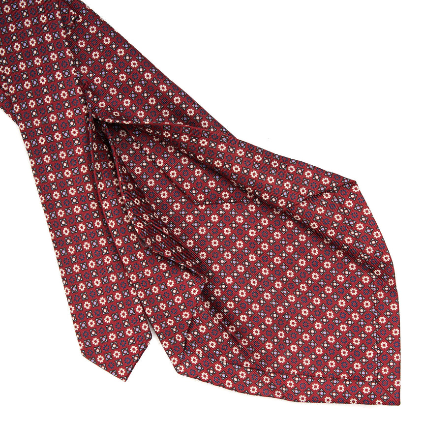 BURGUNDY 5 FOLD SARTORIAL SILK TIE