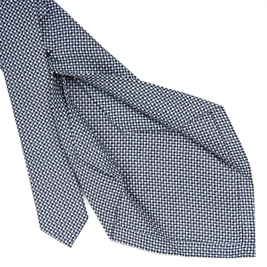 DRAK BLUE 5 FOLD SARTORIAL SILK TIE