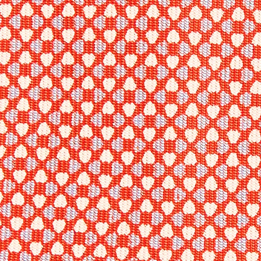 CRAVATTA SARTORIALE 5 PIEGHE IN SETA ROSSA