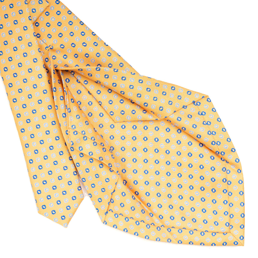 YELLOW 5 FOLD SARTORIAL SILK TIE